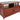Mission TV Stand with Glass Doors, Cherry