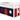 Jasper Twin Junior Loft Bed, White Frame and Blue/Red Playhouse Tent