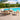 6 Piece Set, Okemo Table with 4 Chairs, 10-Foot Auto Tilt Umbrella Tan