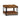 Ryegate Natural Solid Wood with Metal Square Coffee Table, Natural