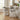 Hanover Swivel Counter Height Bar Stool, White and Gray, Set of 2