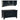 Shaker Cottage Storage Coat Hook with Cabinet Bench Set, Charcoal Gray