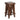 Brookside Industrial Wood Counter Height Barstool Brown - Alaterre Furniture
