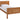 Harmony Twin Wood Platform Bed, Cinnamon