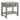 Arden 2-Drawer Wood Nightstand with Open Shelf, Driftwood Gray