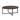 Arcadia Acacia Wood 42" Round Coffee Table, Antiqued Mocha