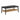 Alaterre Furniture 48in Wood Coffee Table, Black