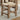 Newport 18"H Wood Stool with Rush Seat
