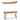 36" Hairpin Live Edge Wood Bench with Coat Hook Set Natural - Alaterre Furniture