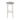 Natick Bar Height Stool, White