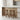 Alaterre Furniture Set of 2 Wood Barstools, Walnut