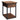 Claremont Rustic Wood End Table with Drawer and Low Shelf