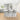 Miranda Swivel Counter Height Bar Stool, Set of 2, White