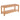 Alaterre Newport 40in Wood Bench with Rope Seat