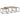Alaterre Furniture 3PC Coffee Table Set, Walnut