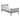 Windsor Wood Slat Twin Bed, Driftwood Gray
