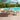 8 Piece Set, Okemo Table with 6 Chairs, 10-Foot Auto Tilt Umbrella Dusty Green