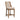 Ellie Counter Height Stool with Back, Brown