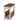 Savannah Chairside Magazine End Table with Pull-out Shelf, Ivory with Natural Wood Top