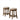 Ellie Counter Height Stool, Brown, Set of 2