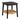Alaterre Furniture 20in Wood Side Table, Black