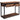 Claremont 43"L Rustic Wood Console Table with Two Drawers and Low Shelf