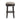 Clara Swivel Bar Height Stool, Dark Brown