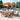 8 Piece Set, Weston Table with 6 Chairs, and 10-Foot Auto Tilt Umbrella Terre Cotta