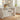 Hanover Swivel Counter Height Bar Stool, White and Gray