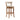 Hanover Swivel Bar Height Bar Stool, Weathered Brown and Beige