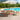 8 Piece Set, Okemo Table with 6 Chairs, 10-Foot Auto Tilt Umbrella Tan