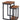 Claremont Rustic Wood Nesting End Tables, Set of Two