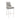 Ellie Bar Height Stool with Back, White