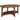 Monterey 48"L Oval Mid-Century Modern Wood Coffee Table, Warm Chestnut