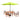 6 Piece Set, Weston Table with 4 Chairs, and 10-Foot Auto Tilt Umbrella Lime Green
