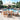 6 Piece Set, Weston Table with 4 Chairs, 10-Foot Rectangular Umbrella Beige