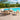 6 Piece Set, Okemo Table with 4 Chairs, 10-Foot Auto Tilt Umbrella Dusty Green