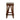 Brookside Industrial Wood Counter Height Barstool Brown - Alaterre Furniture