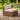 Alaterre Furniture Armless Outdoor Chair, Tan