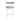 Hanover Swivel Counter Height Bar Stool, White and Gray