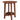 Monterey 20" Round Mid-Century Modern Wood End Table, Warm Chestnut