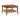Alaterre Furniture Wood Coffee Table, Chestnut
