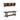 Pomona 48" Metal and Wood Wall Coat Hook with Bench