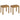 Alaterre Furniture Set of 2 Wood Outdoor Tables