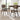 Alaterre Furniture Set of 2 Dining Chairs, Walnut