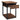Claremont Rustic Wood End Table with Drawer and Low Shelf