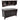Shaker Cottage Storage Coat Hook with Cabinet Bench Set, Espresso