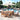 8 Piece Set, Weston Table with 6 Chairs, 10-Foot Rectangular Umbrella Beige