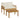 Alaterre Furniture Okemo Wood Patio Furniture Set