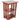 Mission 2 Shelf End Table, Cherry